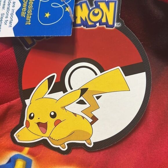 POKÉMON NWT BOYS PAJAMAS SET SIZE 8 - Picture 6 of 6